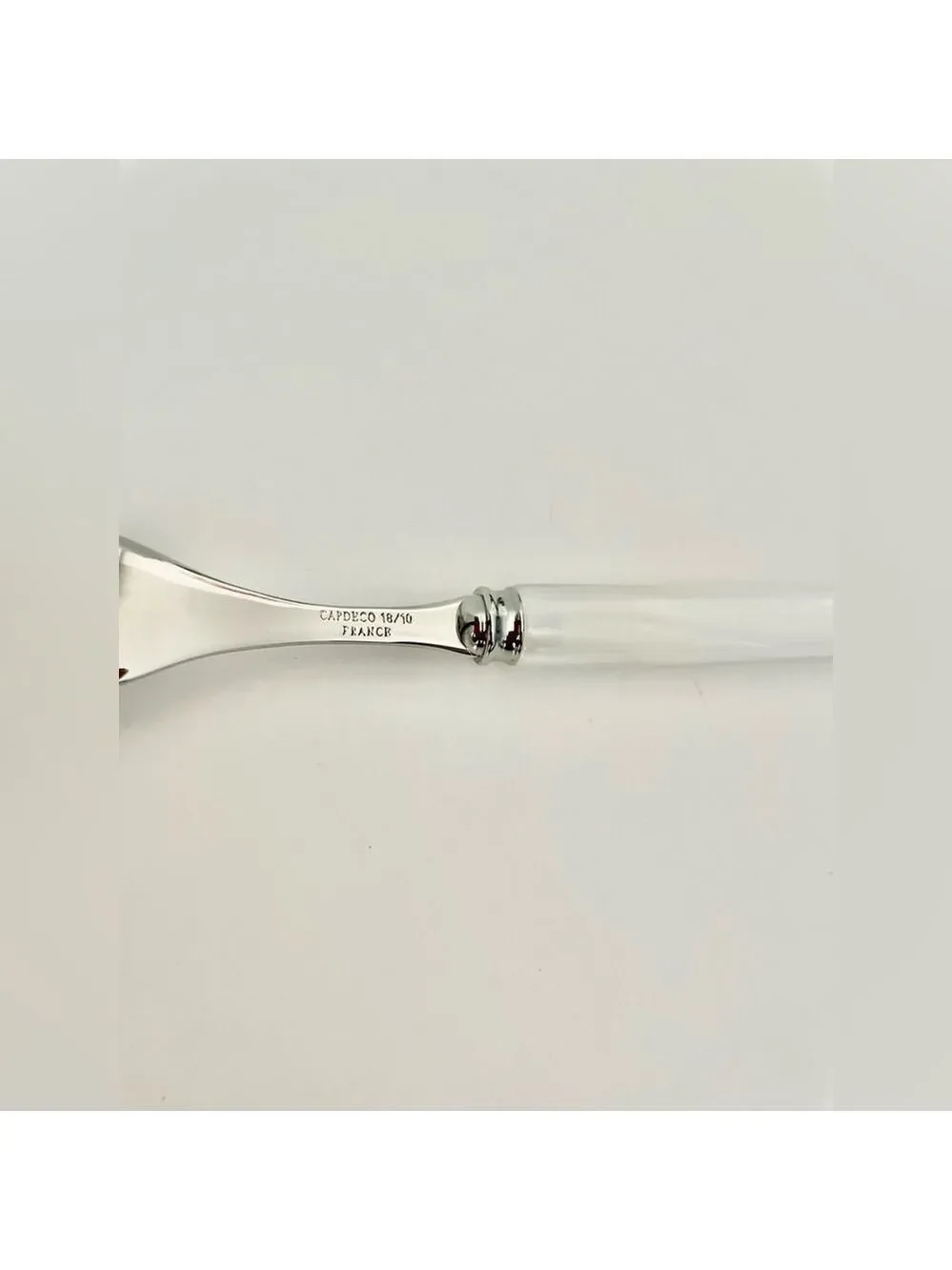 NWOT CAPDECO Elegant Tang White Dining Fork Set of 6